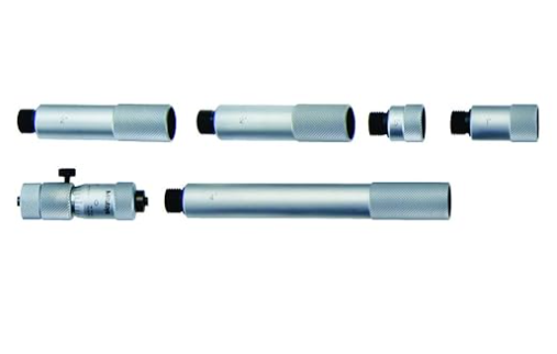 Mitutoyo 137-212 Series 137 Mechanical Tubular Inside Micrometer with five extension rods, 2 to 12" imperial