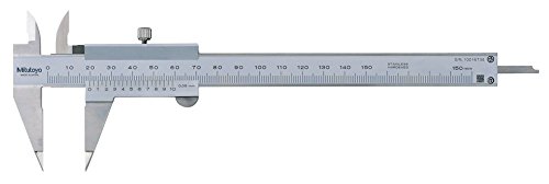 Mitutoyo 536-121 Metric Vernier Point Caliper, 0 to 150 mm