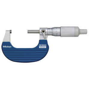 Mitutoyo 102-708 Series 102 Mechanical Ratchet-Thimble Micrometer, 25 to 50 mm, Metric