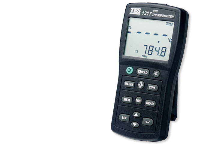 TES-1317 Portable Platinum Resistance Temperature Detector