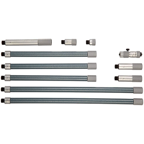 Mitutoyo 137-220 Carbide Tipped Tubular Inside Micrometer, 2 to 60"