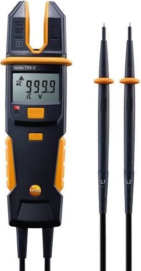 Testo 755-2 - Current Voltage Meter (200 A AC, 1000 V AC/DC) Phase Rotation Tester