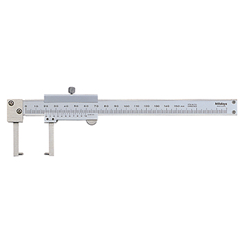 Mitutoyo 536-151 Metric Vernier Neck Caliper, 0 to 150 mm