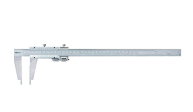 Mitutoyo 160-125 Vernier Caliper with nib style jaw, 0 to 12" / 0 to 300 mm