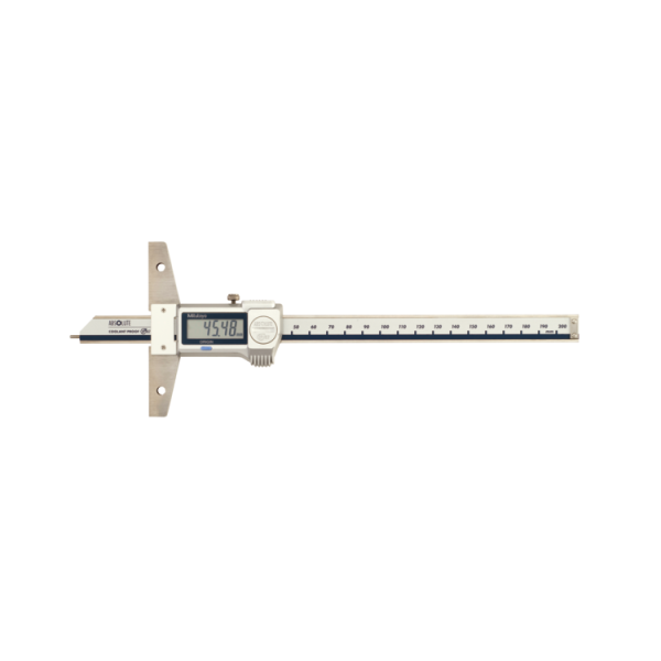 Mitutoyo 571-312-20 Digital ABS Depth Gauge, 0 to 8" / 0 to 200 mm, pin type