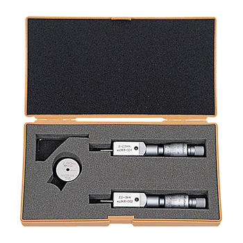 Mitutoyo 368-906 Holtest Micrometer Set, 2-point, 2 to 3 mm