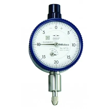 Mitutoyo 1671AB Series 1 Compact Dial Indicator, 0.1"