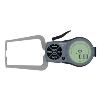 Mitutoyo 209-932 Series 209 Digimatic External Caliper Gauge, 0 to 20mm, SAE/Metric