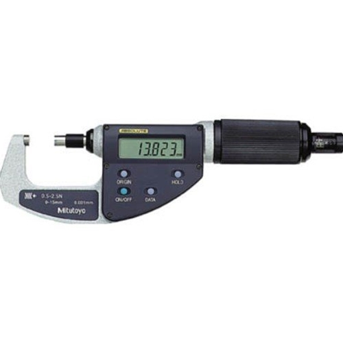 Mitutoyo 227-205-20 Series 227 ABSOLUTE Digimatic Micrometer with Adjustable Measuring Force, 0 to 10 mm