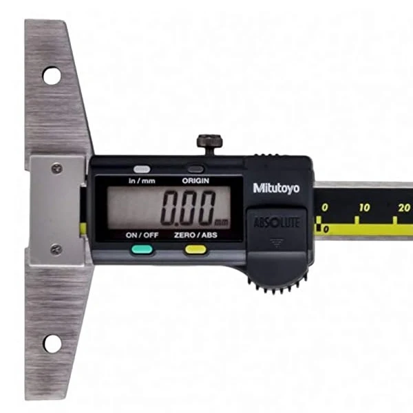 Mitutoyo 571-211-30 Depth Gauge, Digimatic, 0-6in, .0005in / 0-150mm, 0.01mm