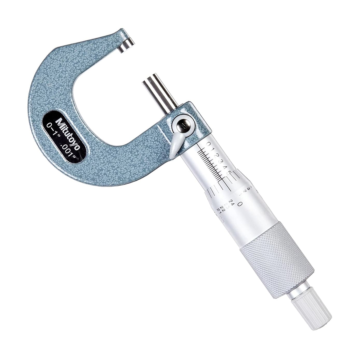 Mitutoyo 103-259 Series 103 Outside Micrometer with ratchet stop, 0 to 1", 0.001"