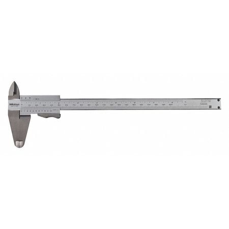 Mitutoyo 531-108 Vernier Calipers with Thumb Clamp, 0 to 8", SAE/Metric