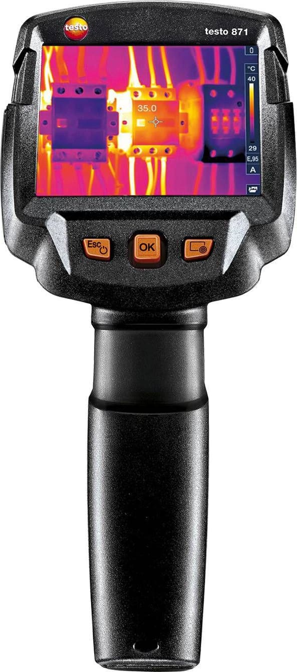 Testo 871s - Handheld Thermal Imager (240 x 180 / 480 x 360 px) - with Bluetooth / WLAN