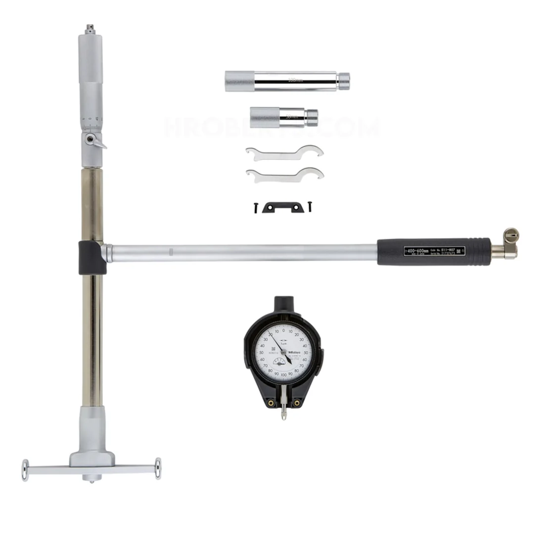 Mitutoyo 511-827-20 Micrometer Head Bore Gauge, 400 to 600 mm, 0.001 mm