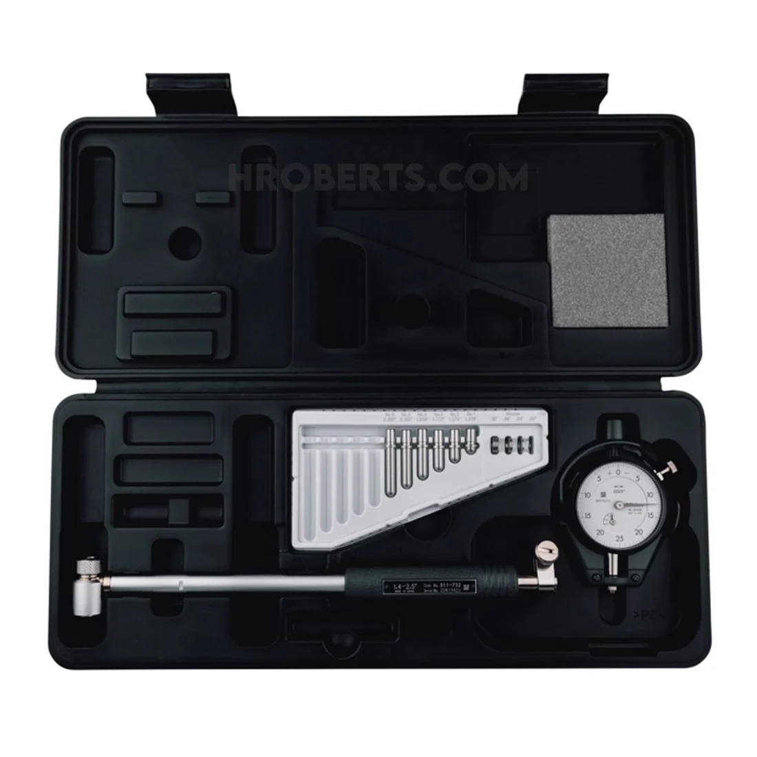 Mitutoyo 511-742-20 Standard Type Bore Gauge, 1.4 to 2.5", 0005"