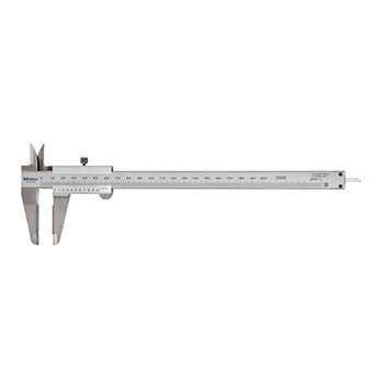 Mitutoyo 530-321 Standard Vernier Calipers with OD Carbide Jaw, 0 to 200 mm, Metric