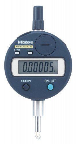 Mitutoyo 543-792-10 Absolute Digimatic Indicator, 0.5" Range, 4-48 UNF Thread Contact Point, with SPC Data Output