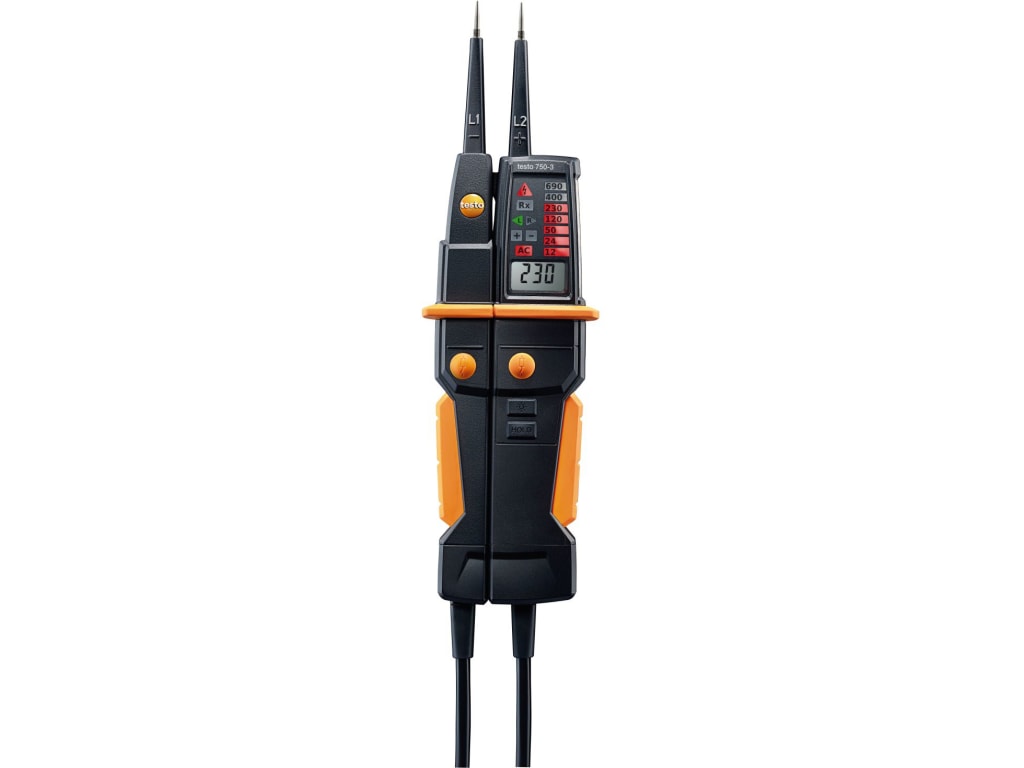 Testo 750-3 - Digital Voltage Tester with GFCI Test