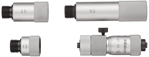 Mitutoyo 137-201 Hardened Face Tubular Inside Micrometer, 50 to 150 mm