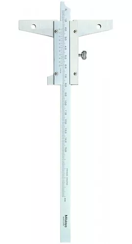 Mitutoyo 527-201 Vernier Depth Gauge, 0-150mm Range, 0.05mm Vernier Reading