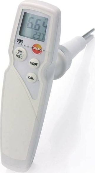 Testo 205 I-KIT pH/temperature measuring instrument for semi-solid media