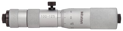 Mitutoyo 139-001 Tubular Inside Micrometer Head, 100 to 125 mm