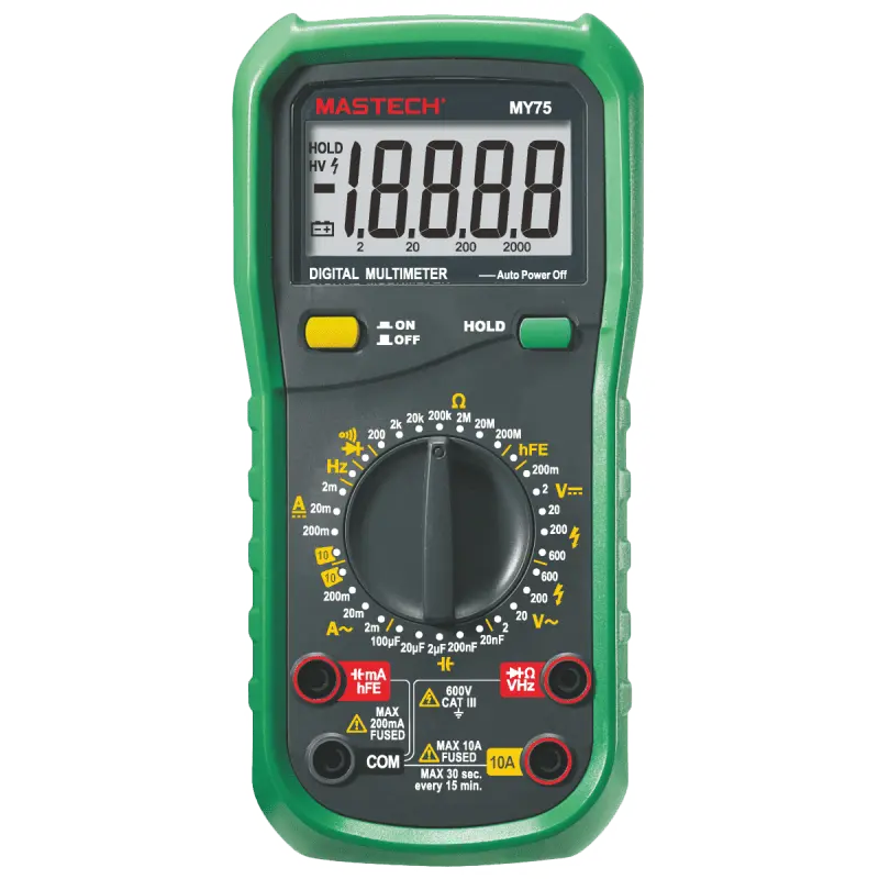 MASTECH MY75 Manual Ranging Digital Multimeter