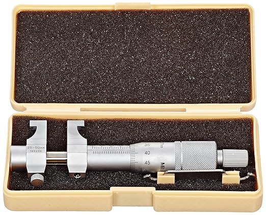 Mitutoyo 145-186 Series 145 Caliper-Type Inside Micrometer, 25 to 50 mm
