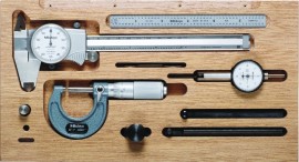 Mitutoyo 64PKA069C Digimatic Inch Tool Kit, 0 to 1" Micrometer