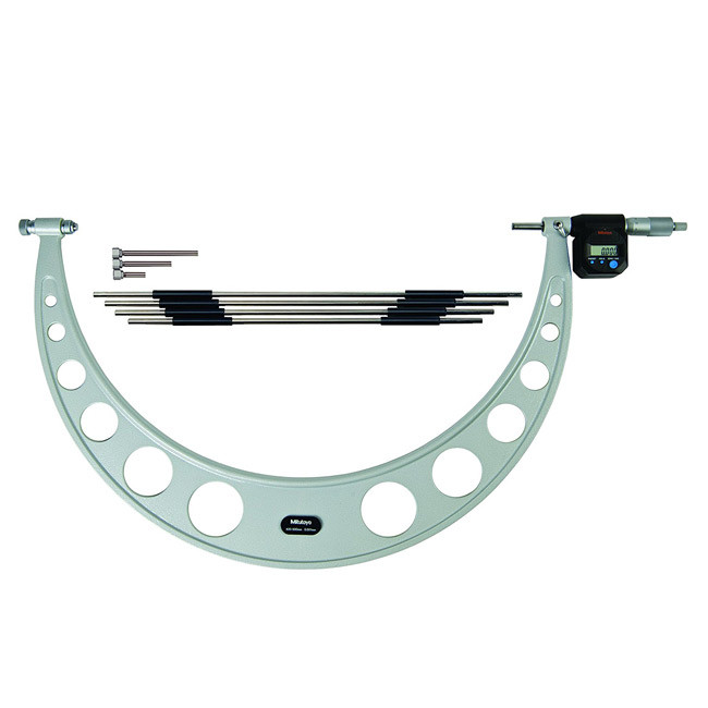 Mitutoyo 340-723 Series 340 Digimatic Outside Micrometer with Interchangeable Anvils, 30 to 36"
