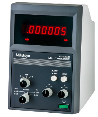 Mitutoyo 519-562A Mu-Checker Electronic Micrometer with Digital Display, Differential