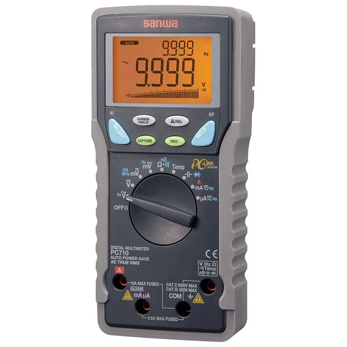 Sanwa PC710 Digital Multimeter with True RMS and Dual Display