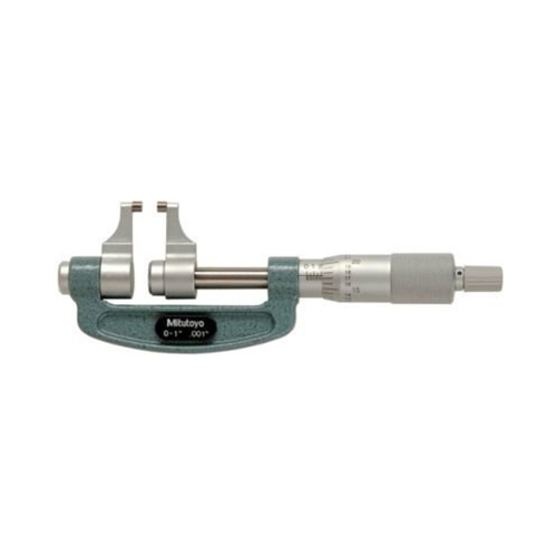 Mitutoyo 143-121 Series 143 Caliper-Type Micrometer, 0 to 1"