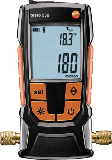 Testo 552 Digital Vacuum / Micron Gauge with Bluetooth