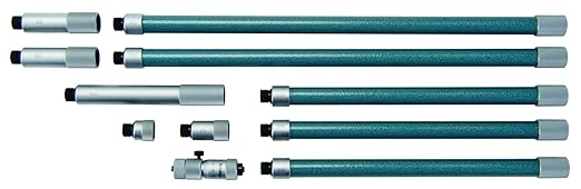 Mitutoyo 137-210 Carbide Tipped Tubular Inside Micrometer, 50 to 1500 mm