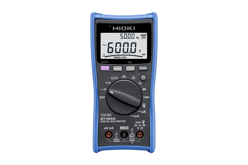 Hioki DT4253 Digital Multimeter, 60μA to 60mA