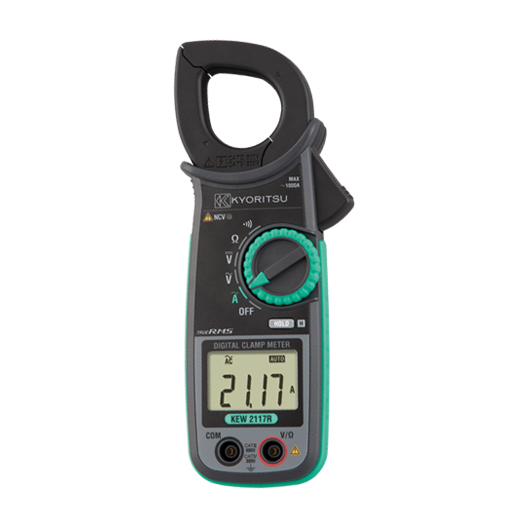 Kyoritsu KEW2117R AC Digital Clamp Meter, True RMS, 1kHz