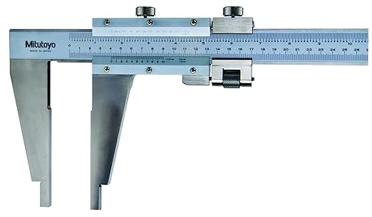 Mitutoyo 160-119 Vernier Caliper with nib style jaw, 0 to 18" / 0 to 450 mm