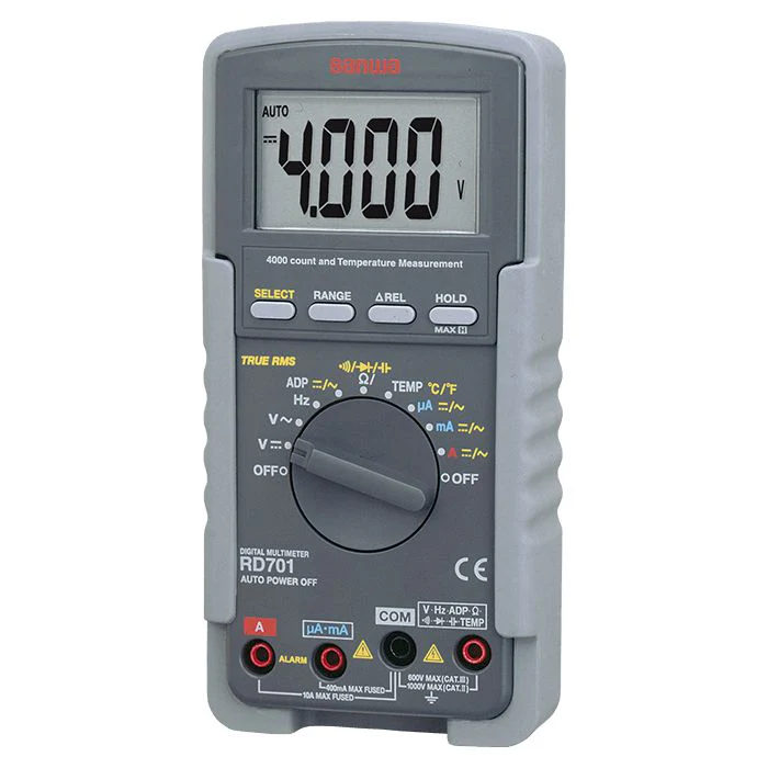 Sanwa RD701 Digital Multimeter with True RMS + High Input Impedance