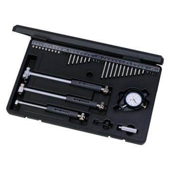 Mitutoyo 511-932-20 Bore Gauge, Mechanical Dial, Standard, 3-Piece Set 2-point, 0.7-6in