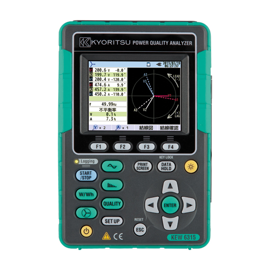 Kyoritsu 6315-04 Power Quality Analyzer Kit with Bluetooth