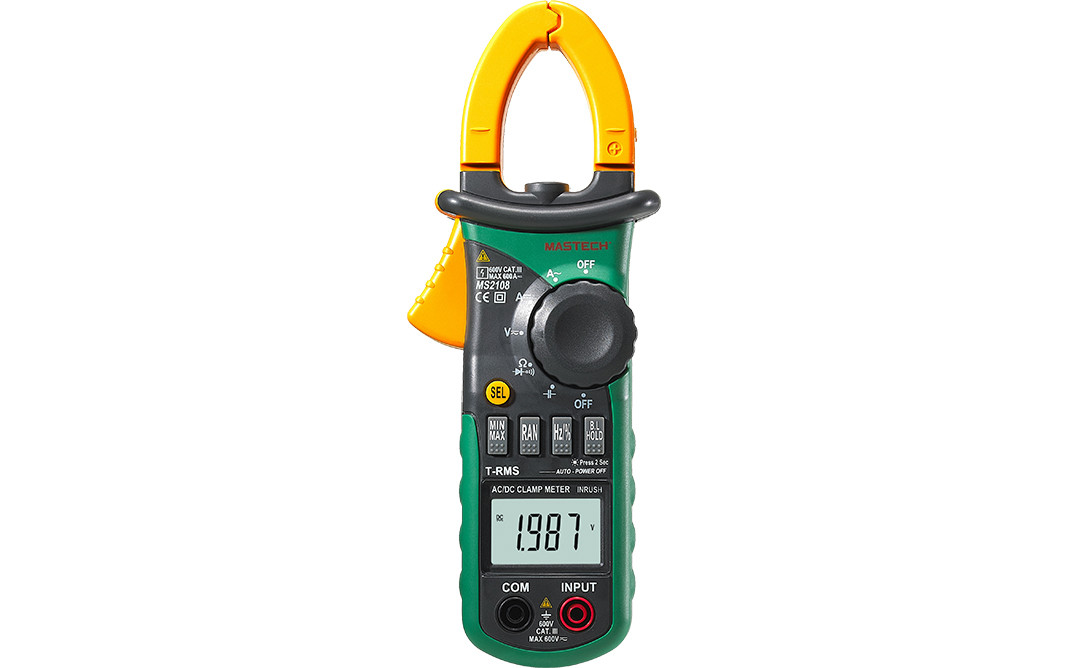 Mastech MS2108 Digital AC/DC Clamp Meter