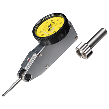 Mitutoyo 513-466-10E Horizontal Dial Test Indicator, Basic Standard Set, 0.5mm Range
