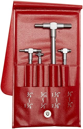 Mitutoyo 155-907 Series 155 Telescoping Gauge Set, 0.315 to 2.125", imperial