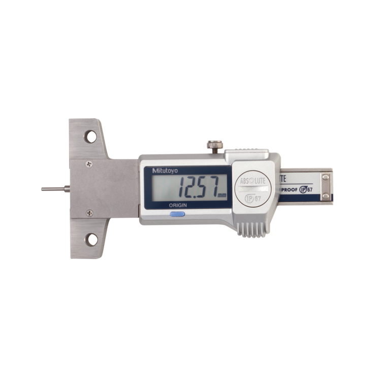 Mitutoyo 571-200-20 Digital ABS Tyre Tread Depth Gauge, 0 to 1"/ 0 to 25 mm