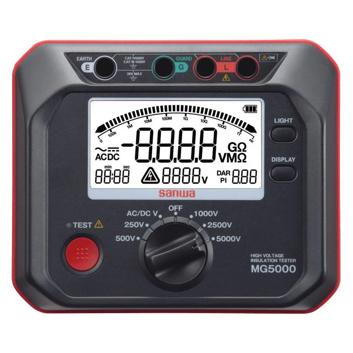 Sanwa MG5000 High Voltage Digital Insulation Tester