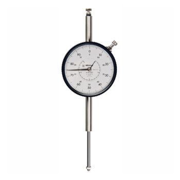 Mitutoyo 3424A-19 Series 3 Large Face Dial Indicator with Lug, 2", SAE